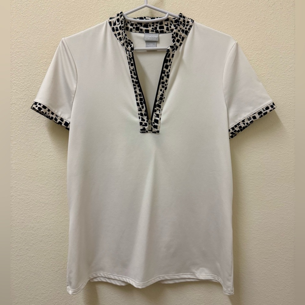 Chico's white polo